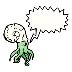 nautilus squid cartoon