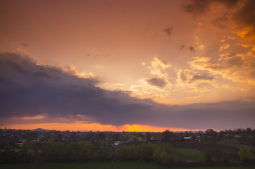 Orange sunset