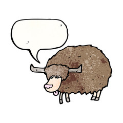 cartoon yak