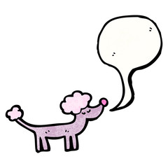 cartoon poodle