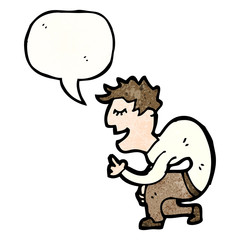 cartoon dad talking down