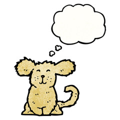 cute little dog cartoon