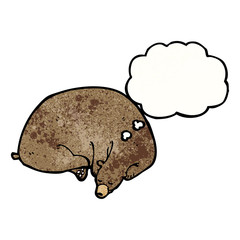 sleeping bear cartoon