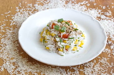 healthy vegetable risotto 
