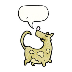 cartoon snooty dog