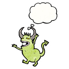cartoon little devil