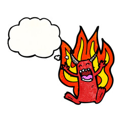 cartoon little devil