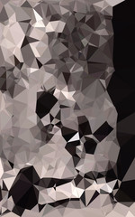 Black and white polygonal background