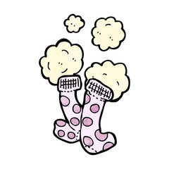 cartoon old socks