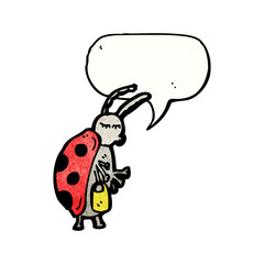 cartoon ladybug