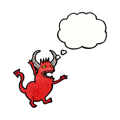 cartoon little devil