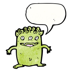 cartoon alien