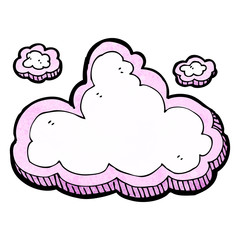 cartoon cloud symbol