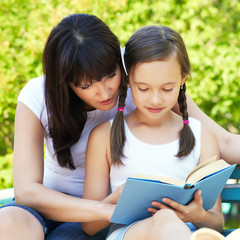 Fototapeta premium mother and daughter