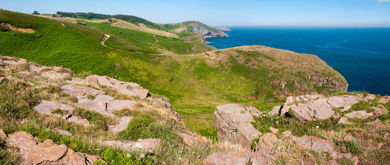 Paysage c&ocirc;tier de Cantabrie