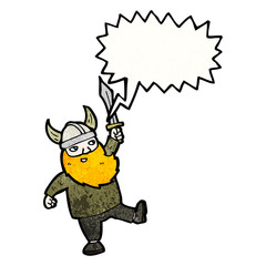 cartoon viking