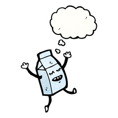 cartoon milk carton