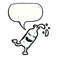 milk bottle cartoon character