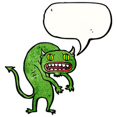 cartoon monster