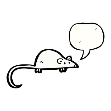 cartoon squeaking mouse