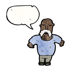 cartoon man with mustache