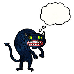 cartoon spooky monster