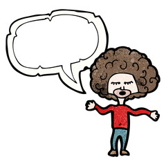 cartoon boy with speech bubble