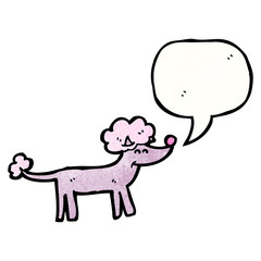 cartoon poodle