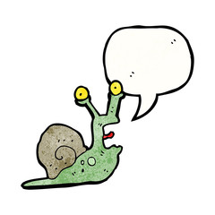 cartoon snail