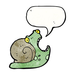 cartoon snail