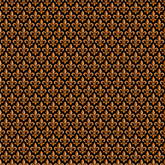 Dark seamless pattern with royal lily