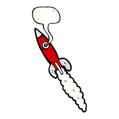 space rocket cartoon