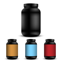 Realistic containers for sports nutrition