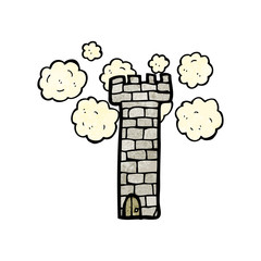 castle tower cartoon