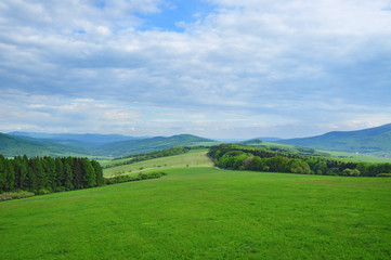 Fototapeta premium Landscape of White Carpathians, Czech Republic
