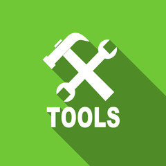 Fototapeta premium tools flat icon
