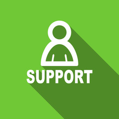 support flat icon