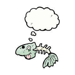 cartoon fishbones