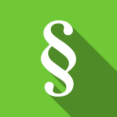 paragraph flat icon law sign
