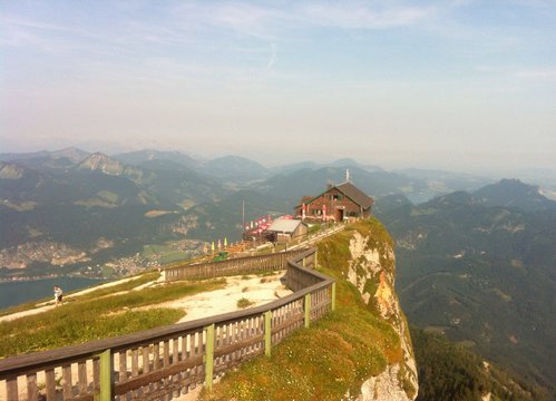 View To Cottage Himmelspforte On Top Of Schafbergspitze