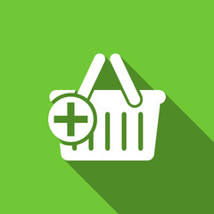 cart flat icon shopping cart symbol