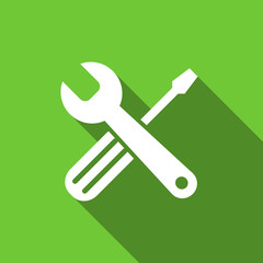tools flat icon service sign