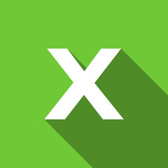 Obraz premium cancel flat icon