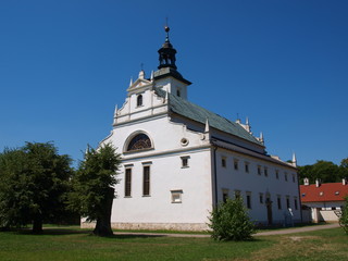 Fototapeta premium The church of the Annunciation of the Virgin Mary within the Camaldolese monks' Hermitage of the Golden Forest, Rytwiany, Poland