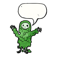slimy ghoul cartoon