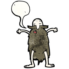 bearded old man cartoon