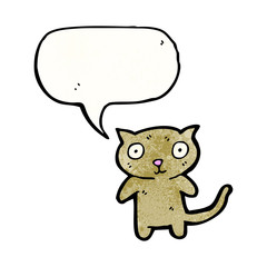 staring cat cartoon
