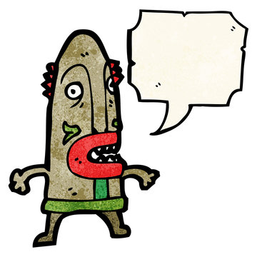 recommend clip art: cartoon cannibal tribesman