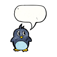 cartoon penguin