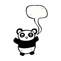cartoon panda